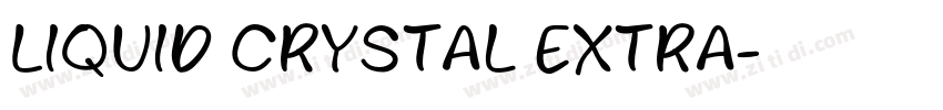 Liquid Crystal Extra字体转换
